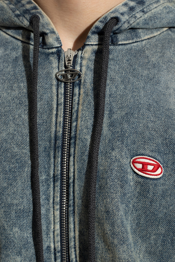 Diesel 'D | SchaferandweinerShops | NE' denim hoodie - Men's